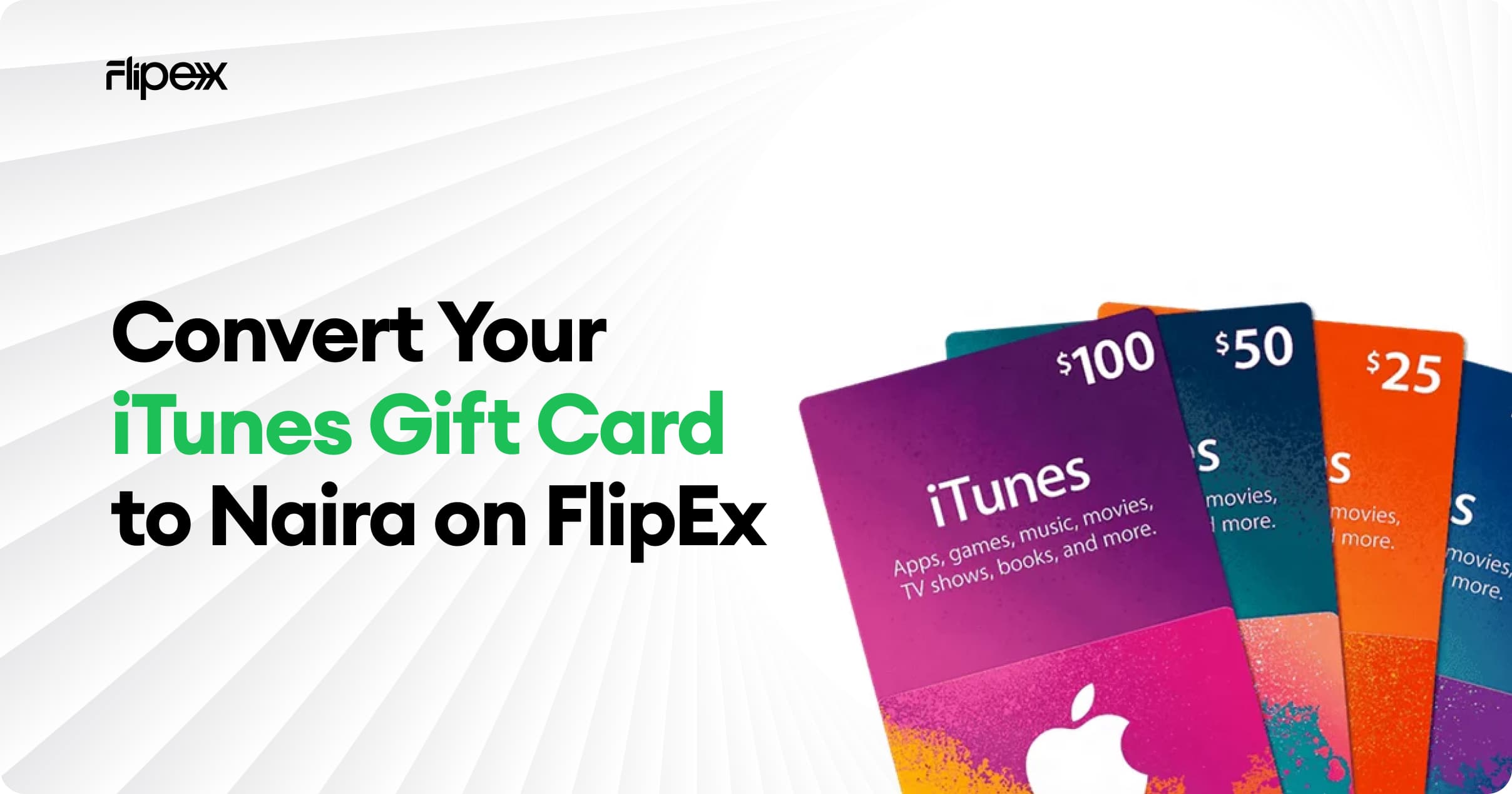 Sell your iTunes gift cards to Naira on FlipEx at the best rates in Nigeria