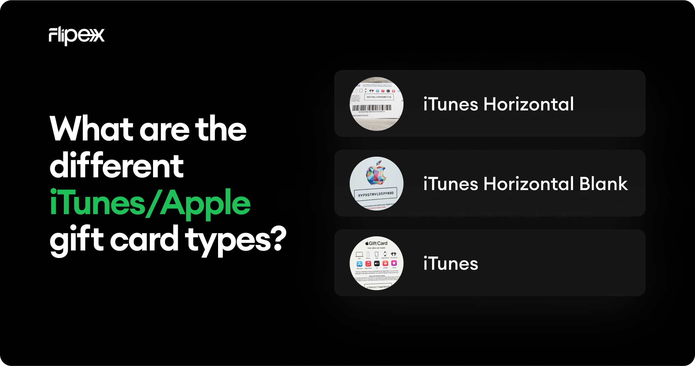 Spot the differences between iTunes and Apple gift cards in this guide