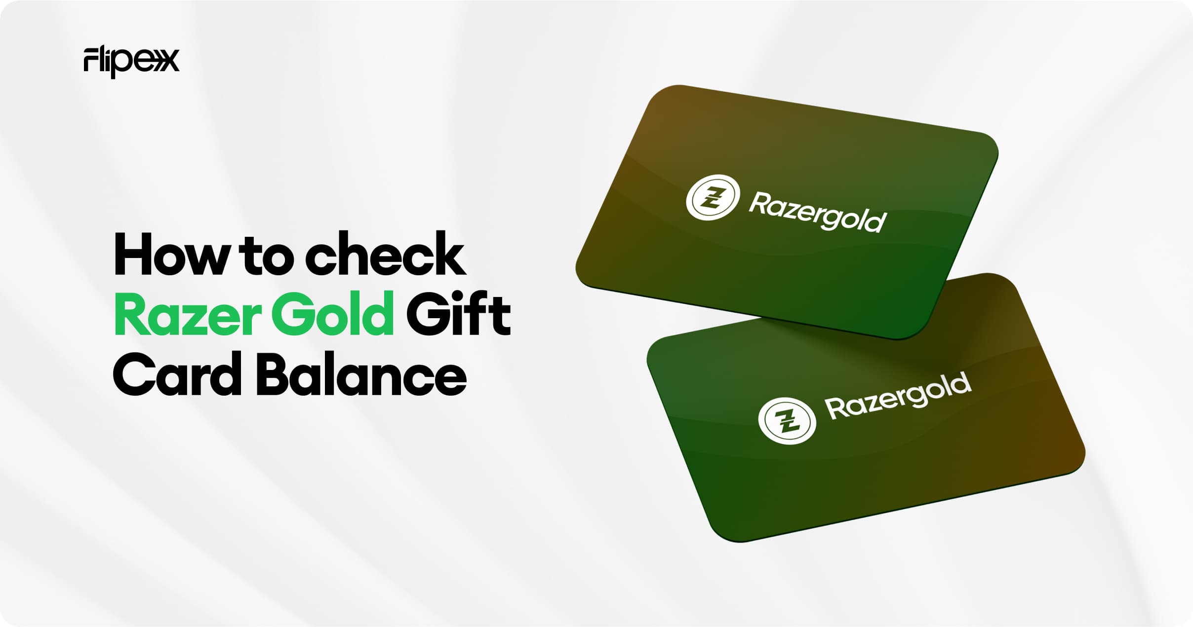 Check your Razer Gold gift card balance on FlipEx - Try out the best methods to confirm your razer Gold gift card balance