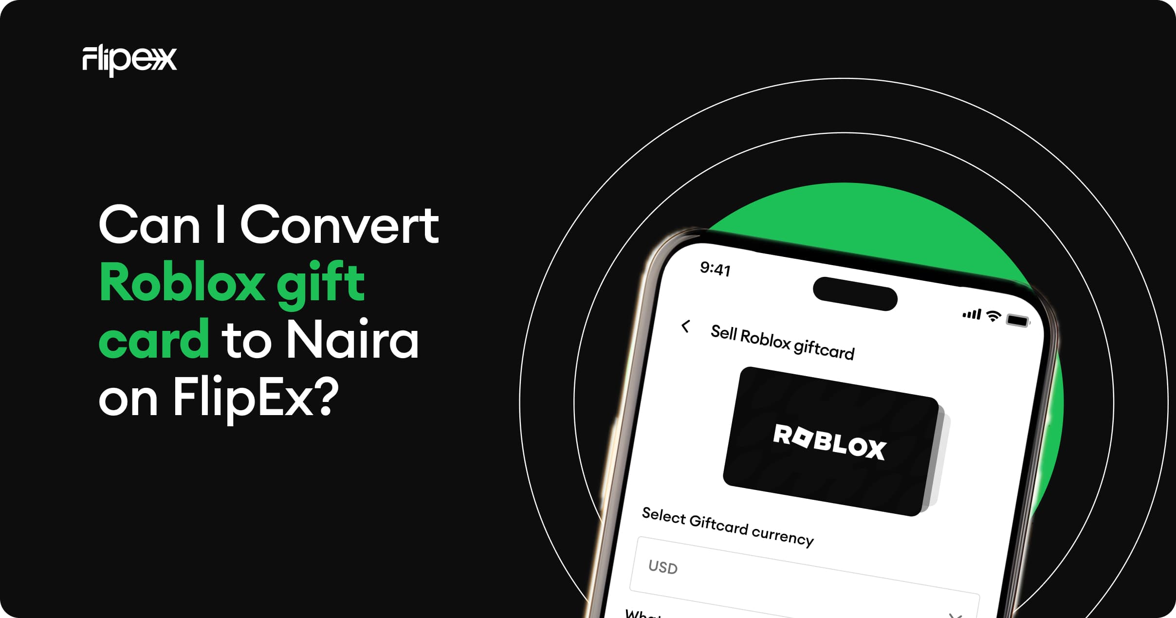 Can I convert my Roblox gift card to Naira on Flipex?