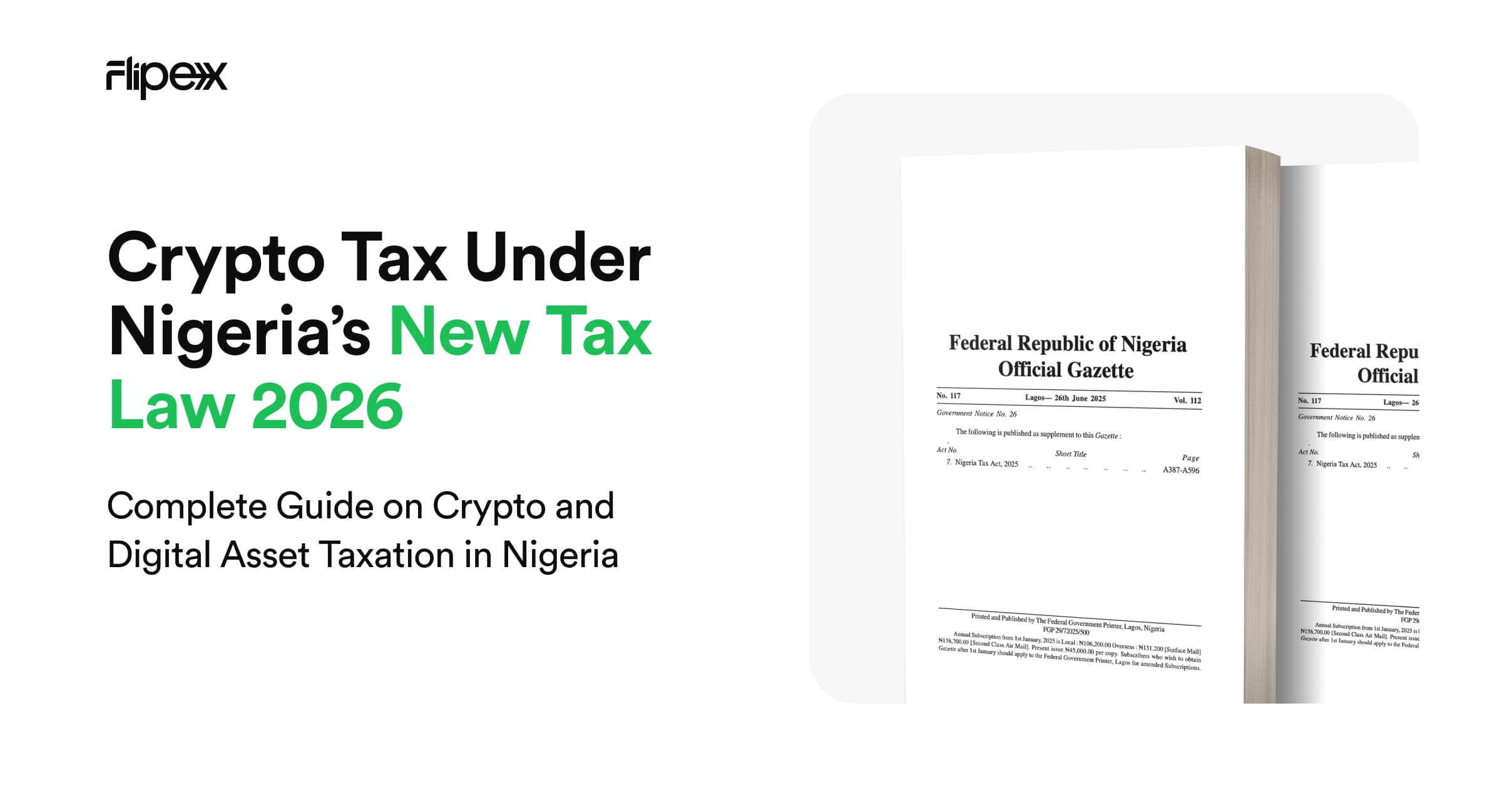 Understand how Crypto Tax works under Nigeria's New Tax Law