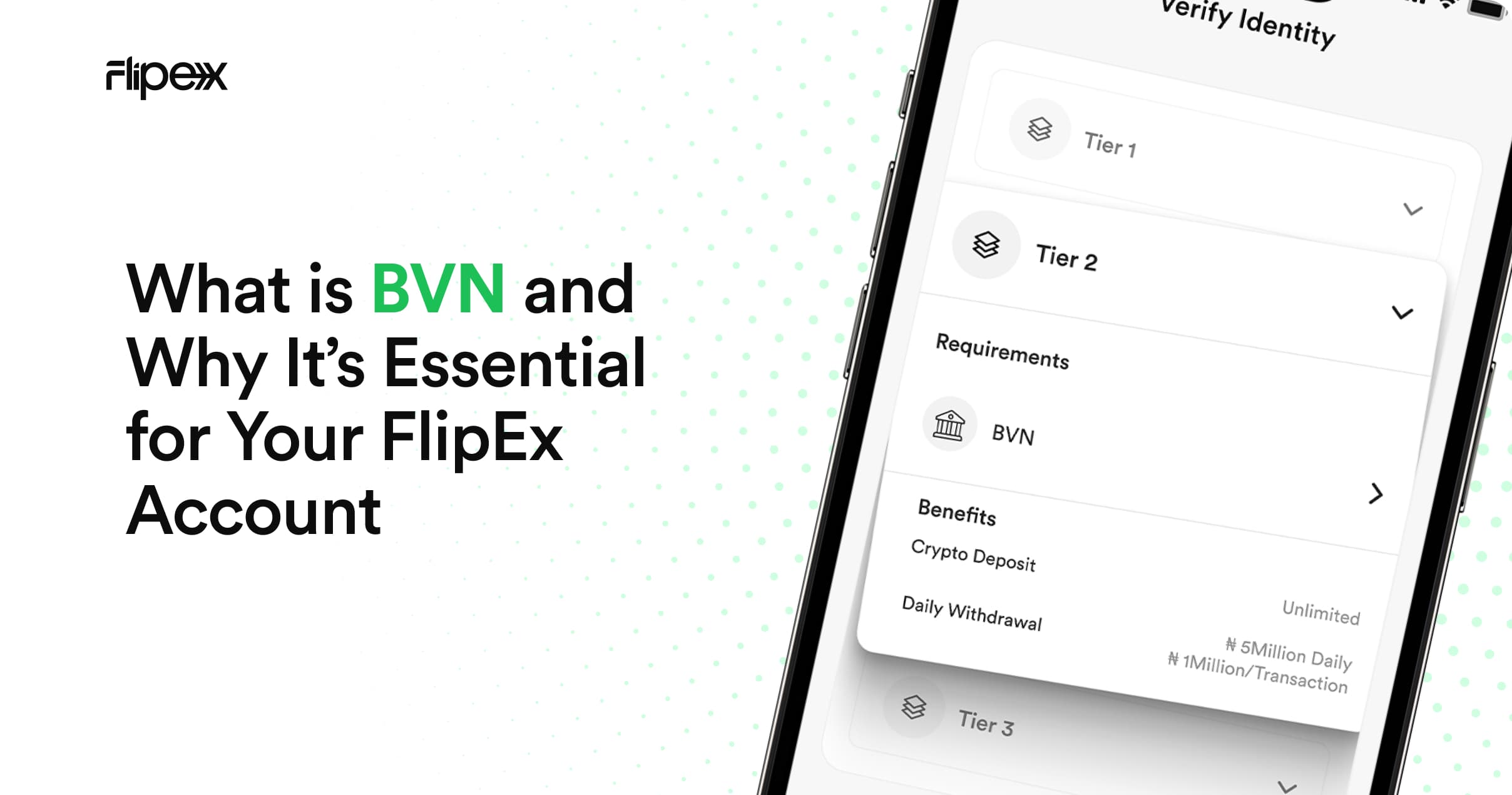 Importance of BVN to your FlipEx account - know how your BVN unlocks your FlipEx account
