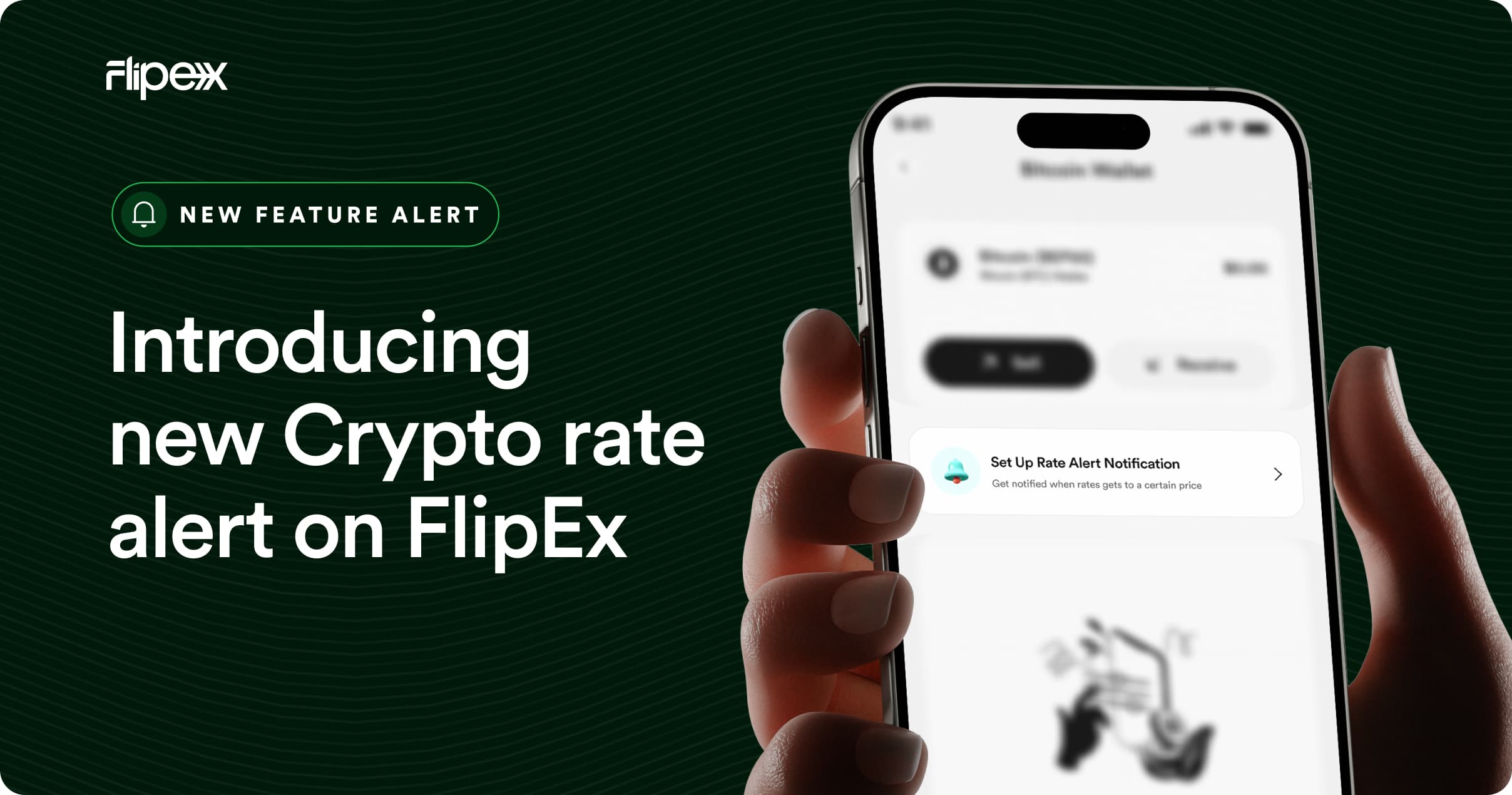 Set crypto alerts for your cryptocurrencies on FlipEx - Know the right time to trade your crypto and at the right amount
