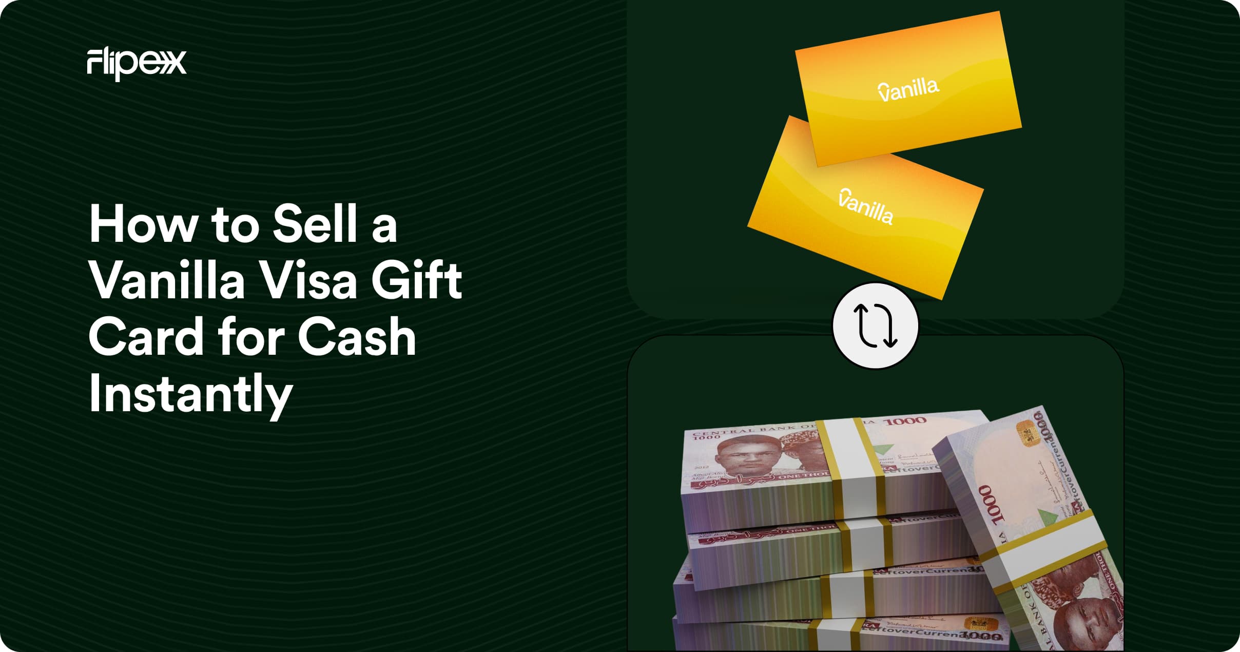 Sell Vanilla gift card online and get paid instantly on FlipEx