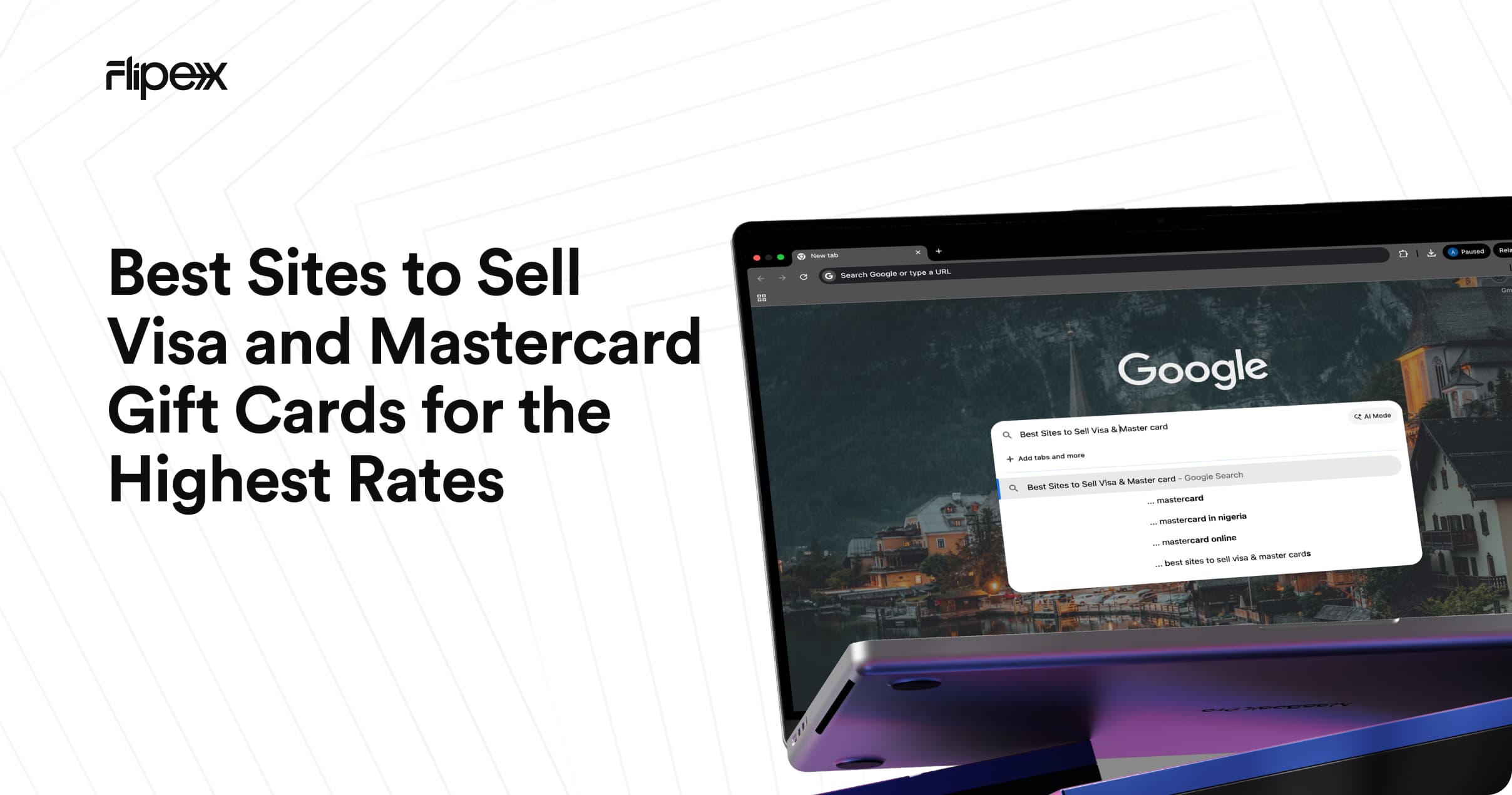 FlipEx is the best site to trade your Visa and Mastercard gift cards for highest rates