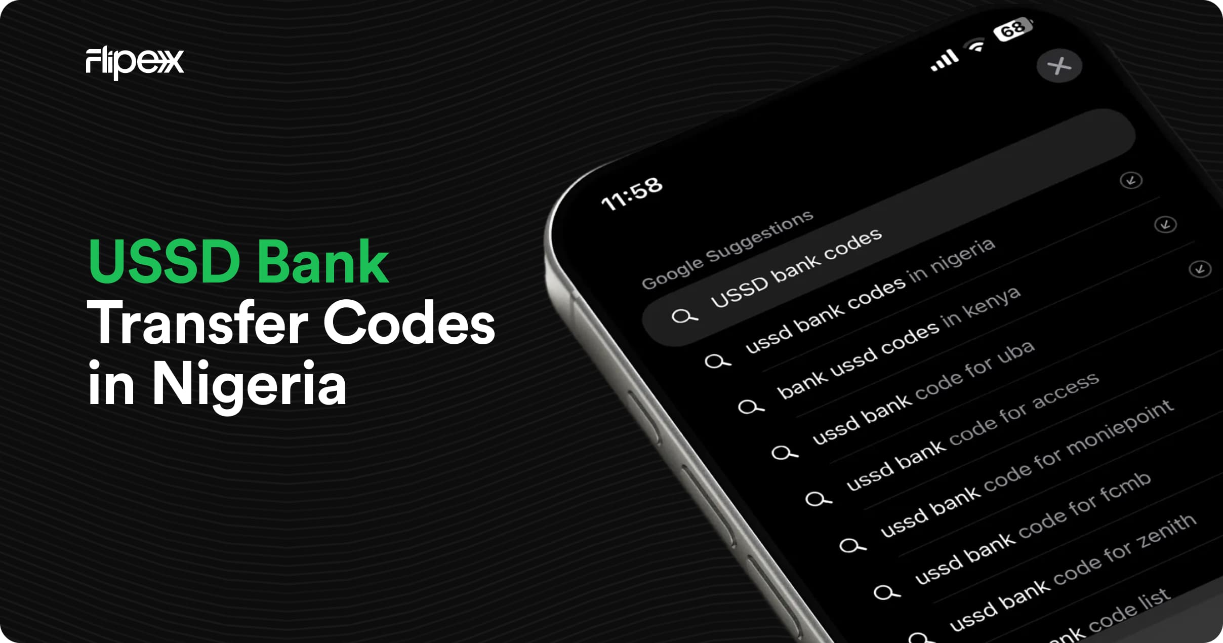 FlipEx compiles a comprehensive list of all USSD bank transfer codes in Nigeria.