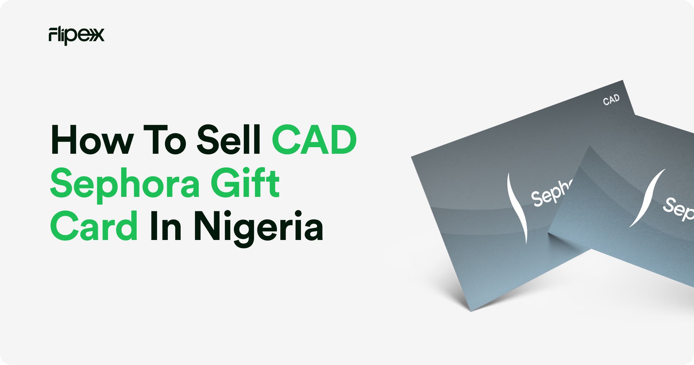 Flip Sephora CAD gift cards to cash on FlipEx at Premium rates - sell both physical Sephora CAD and egift cards on FlipEx