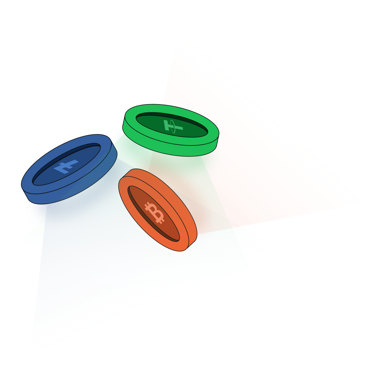 Crypto rates illustration