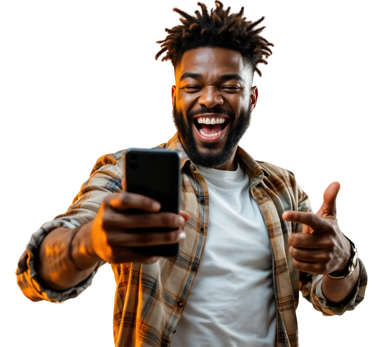 Person using FlipEx app to sell cryptocurrency to Naira in Nigeria